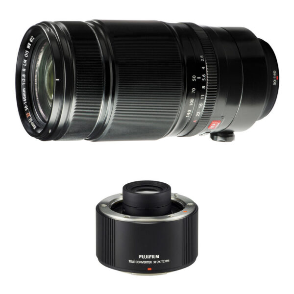 FUJIFILM XF 50-140mm f/2.8 R LM OIS WR Lens with 2x Teleconverter Kit view 3