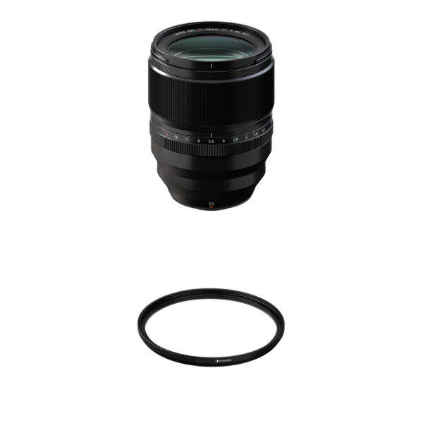 FUJIFILM XF 50mm f/1.0 R WR Lens with UV Filter Kit view 3