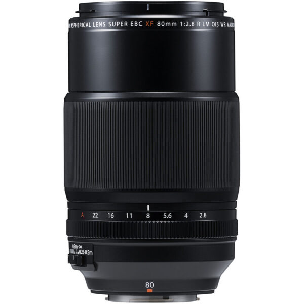 FUJIFILM XF 80mm f/2.8 R LM OIS WR Macro Lens with UV Filter Kit