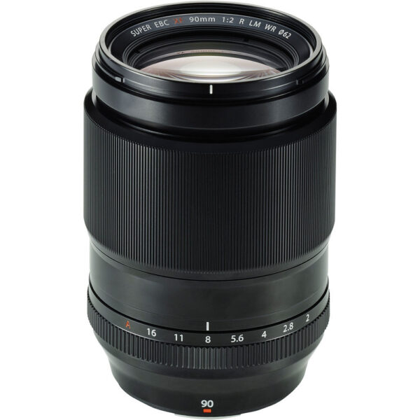 FUJIFILM XF 90mm f/2 R LM WR Lens with UV Filter Kit
