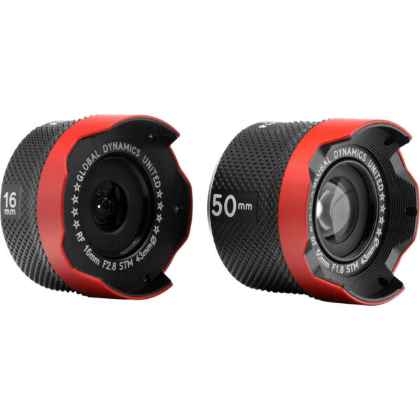 GLOBAL DYNAMICS UNITED Armored RF 16mm & 50mm Autofocus Lens Bundle view 3