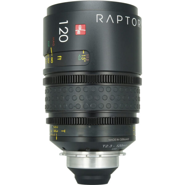 IB/E OPTICS Raptor S35 120mm T2.3 Lens (ARRI PL, Feet)
