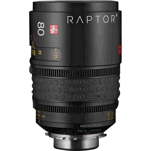 IB/E OPTICS Raptor S35 80mm T2.3 Lens (ARRI PL, Meters)