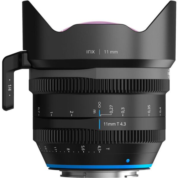 IRIX 11mm T4.3 Cine Lens (Z-Mount, Feet, Black) view 4