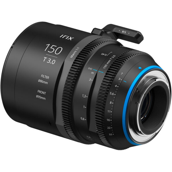 IRIX 150mm T3.0 Macro 1:1 Cine Lens (Canon EF, Feet, Black) view 4