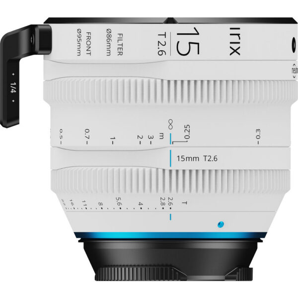 IRIX 15mm T2.6 Cine Lens (ARRI PL, White) view 2