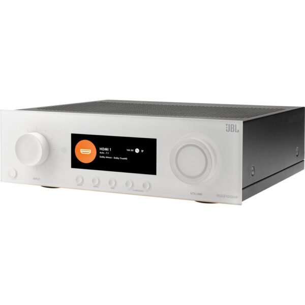 JBL MA9100HP 9.2-Channel A/V Receiver and 5.1.4 Atmos Surround Sound Speakers Kit (Latte/White) view 3