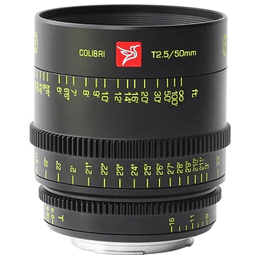 KIPON Colibri 50mm T2.5 Full-Frame Cine Lens (Canon RF)