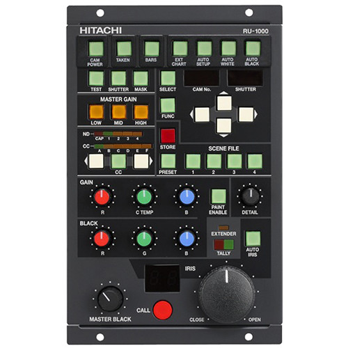 Kokusai Denki Electric Z-HD6500 1080p Studio Package with Remote Panel, VF, and Wireless Mic RX Mount view 2