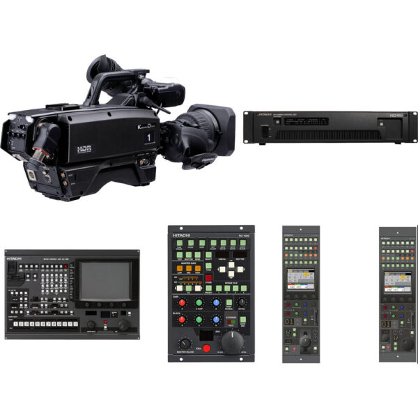 Kokusai Denki Electric Z-HD6500-ST-550 2/3" 1080p Studio Camera Package with CU-HD550OU