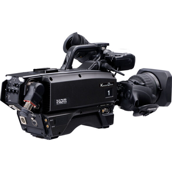 Kokusai Denki Electric Z-HD6500 Studio Package with Fujinon 20x Zoom, CCU, Panel, VF, and Tripod Plate view 6