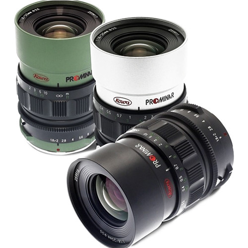 Kowa PROMINAR MFT 25mm f/1.8 Lens (Green) view 2