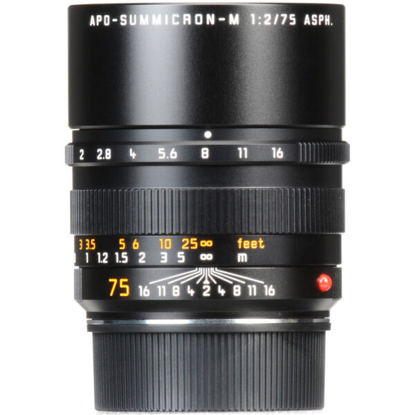 Leica APO-Summicron-M 75mm f/2 ASPH. Lens (Leica M, Black)