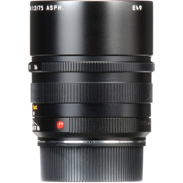 Leica APO-Summicron-M 75mm f/2 ASPH. Lens (Leica M, Black) view 5