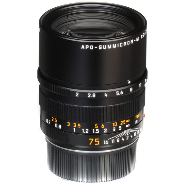 Leica APO-Summicron-M 75mm f/2 ASPH. Lens (Leica M, Black) view 7