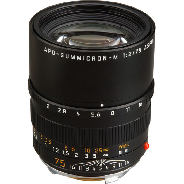 Leica APO-Summicron-M 75mm f/2 ASPH. Lens (Leica M, Black)