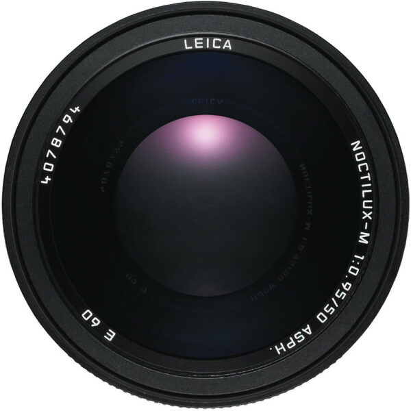 Leica Noctilux-M 50mm f/0.95 ASPH. Lens (Leica M, Black) view 3