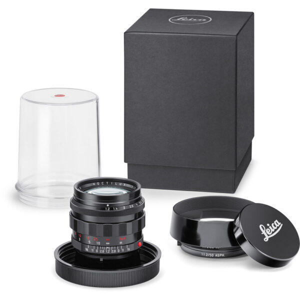 Leica Noctilux-M 50mm f/1.2 ASPH. Lens (Leica M, Glossy Black) view 3