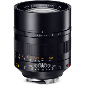 Leica Noctilux-M 75mm f/1.25 ASPH. Lens (Leica M)