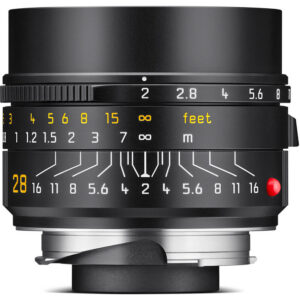 Leica Summicron-M 28mm f/2 ASPH. Lens (Leica M, Black)