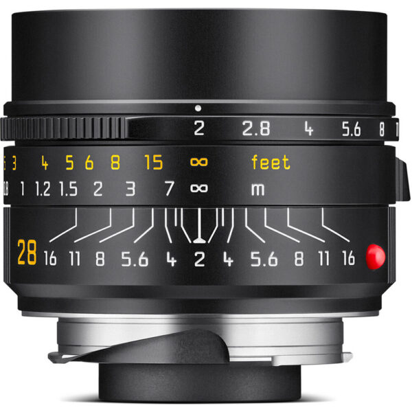 Leica Summicron-M 28mm f/2 ASPH. Lens (Leica M, Black)