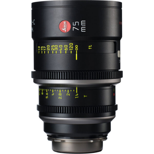 Leitz Cine 75mm T1.4 Summilux-C Lens (PL Mount, Marked in Feet)