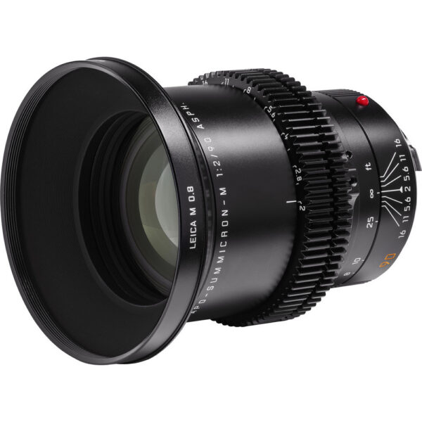 Leitz Cine 90mm M 0.8 f/2.0 Full Frame M-Mount Lens (Feet) view 3