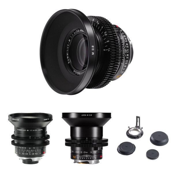 Leitz Cine M 0.8 f/1.4 Full-Frame 3-Lens Bundle (M Mount, Feet) view 4