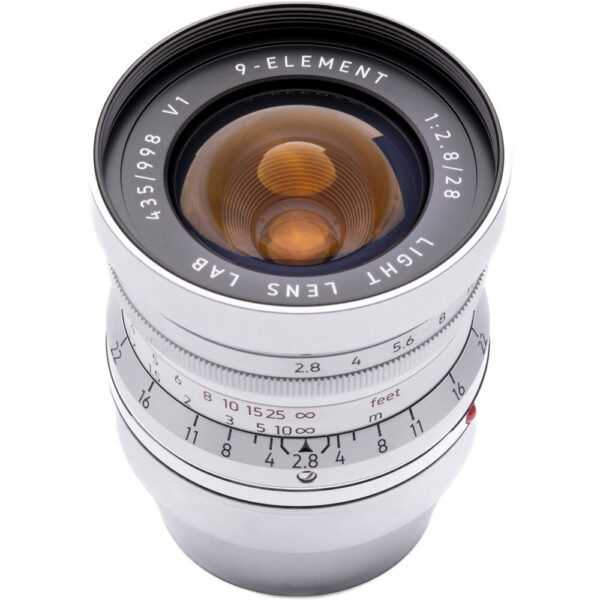 Light Lens Lab 28mm f/2.8 Lens (Leica M, Chrome)