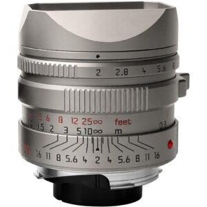 Light Lens Lab 35mm f/2 Apochromatic Lens (Leica M, Titanium Gray, Knurling)