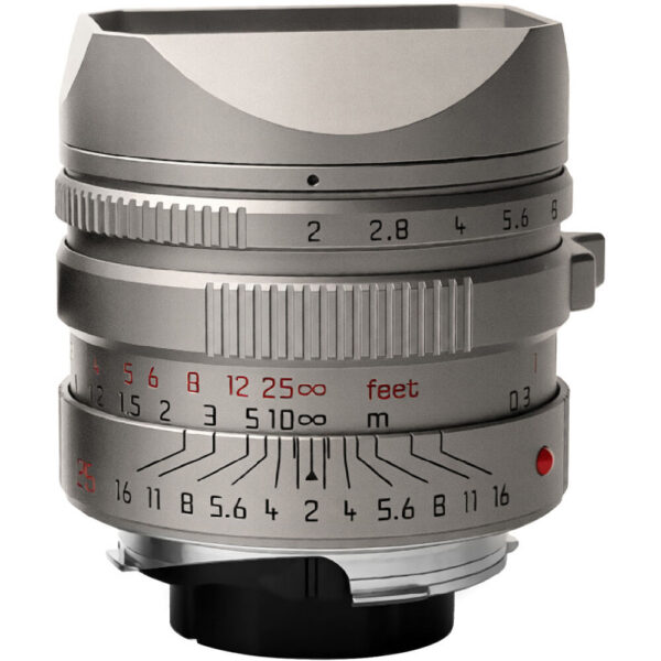 Light Lens Lab 35mm f/2 Apochromatic Lens (Leica M, Titanium Gray, Knurling)