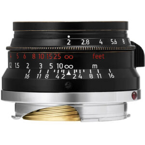 Light Lens Lab 35mm f/2 Lens (Leica M, Black & Brass)