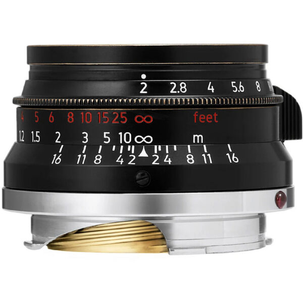 Light Lens Lab 35mm f/2 Lens (Leica M, Black & Brass)