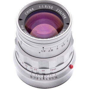 Light Lens Lab 50mm f/1.9 Rigid-ZS6 Lens (Leica M, Chrome, Standard)