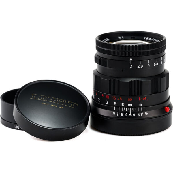Light Lens Lab 50mm f/2 Rigid Lens (Leica M, Black)