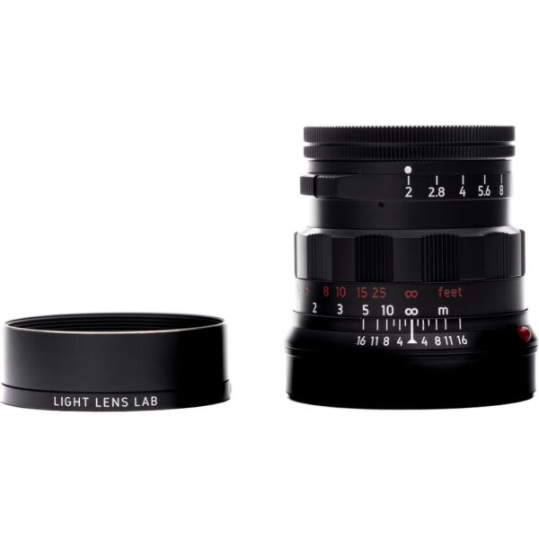 Light Lens Lab 50mm f/2 Rigid Lens (Leica M, Black)