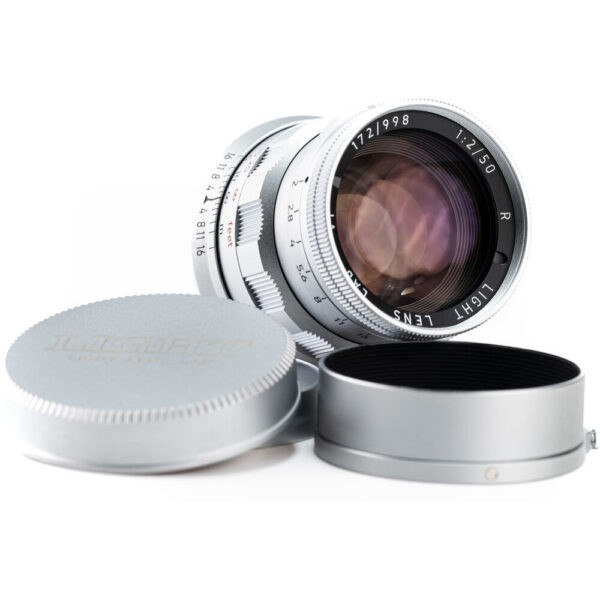 Light Lens Lab 50mm f/2 Rigid Lens (Leica M, Chrome)