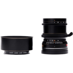 Light Lens Lab 50mm f/2 SP II Lens (Leica M, Black & Brass)