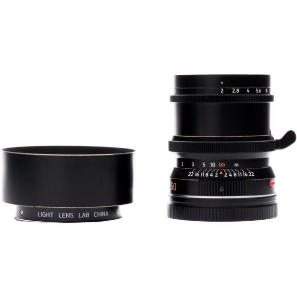 Light Lens Lab 50mm f/2 SP II Lens (Leica M, Black & Brass)