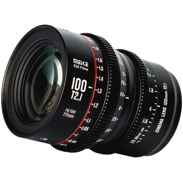Meike 100mm T2.1 Super35 Cinema Prime Lens (PL Mount) view 4