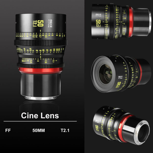 Meike 50mm T2.1 FF-Prime Cine Lens (RF-Mount) view 7