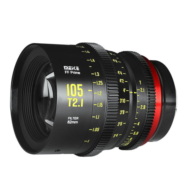 Meike FF-Prime Cine 105mm T2.1 Lens (PL-Mount, Feet/Meters) view 3