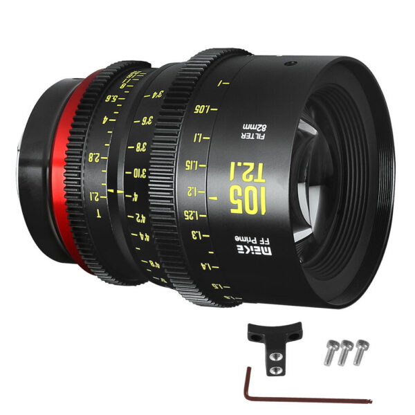 Meike FF-Prime Cine 105mm T2.1 Lens (PL-Mount, Feet/Meters) view 7
