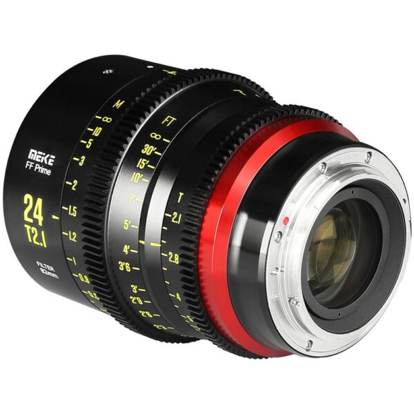 Meike FF Prime Cine 24mm T2.1 Lens (Canon EF-Mount, Feet/Meters) view 3