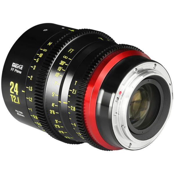 Meike FF Prime Cine 24mm T2.1 Lens (Canon RF-Mount, Feet/Meters) view 3