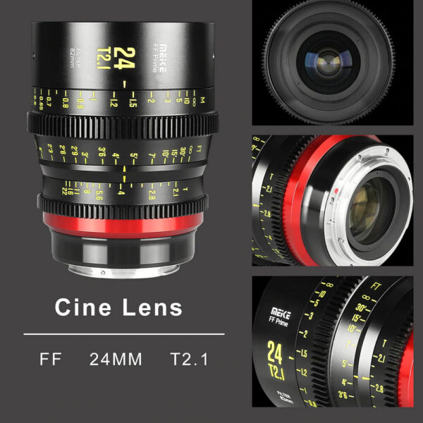 Meike FF Prime Cine 24mm T2.1 Lens (L-Mount, Feet/Meters) view 6