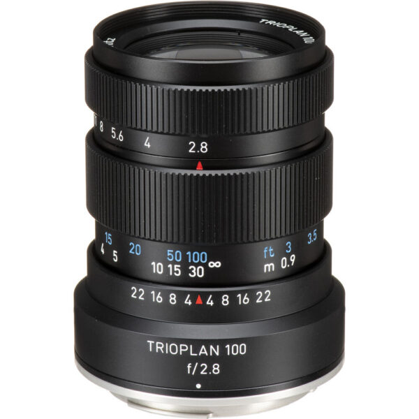 Meyer-Optik Gorlitz Trioplan 100mm f/2.8 II Lens for Canon EF (Black) view 2