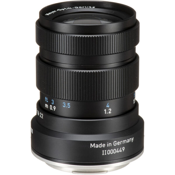Meyer-Optik Gorlitz Trioplan 100mm f/2.8 II Lens for Canon EF (Black) view 3