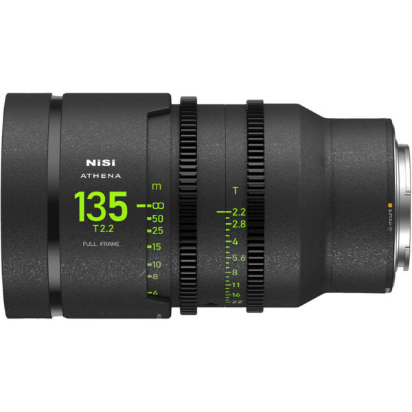 Ni Si ATHENA PRIME 135mm T2.2 Full-Frame Lens (FUJIFILM G, No Drop-In Filter)