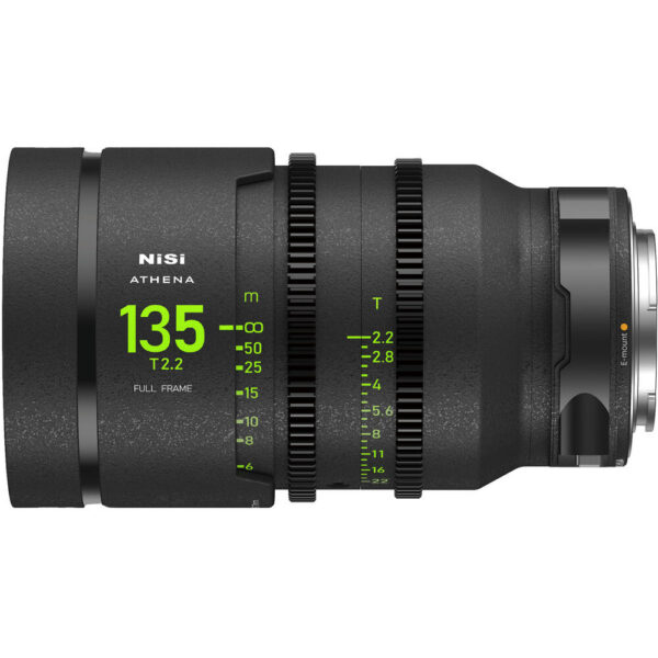 Ni Si ATHENA PRIME 135mm T2.2 Full-Frame Lens (Sony E, Drop-In Filter Mount)